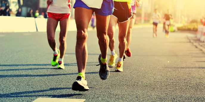 Legs running