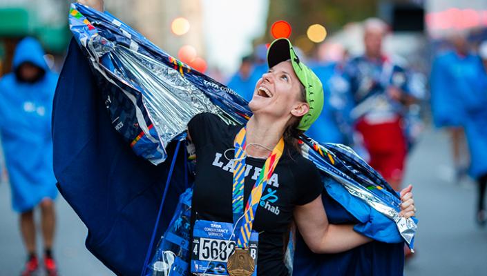 New York Marathon finisher